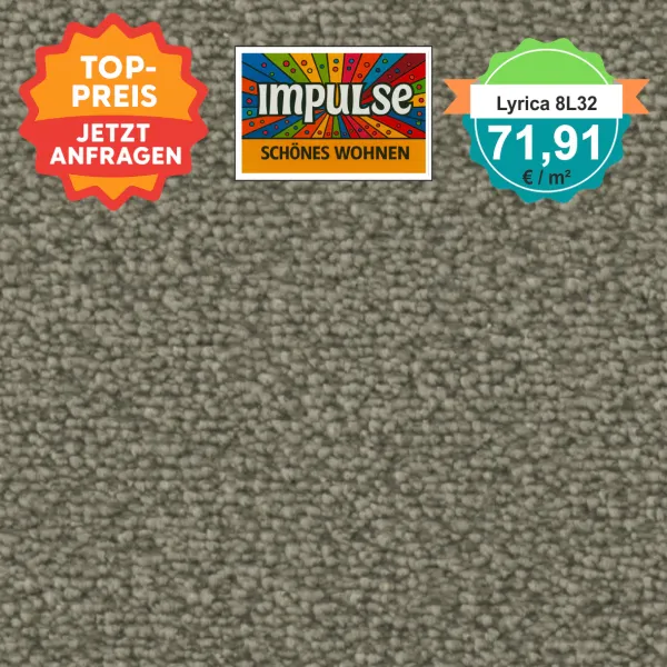 Vorwerk Lyrica 8L32 steppe – Velours Teppich – € 71,91/m² – Produktbild